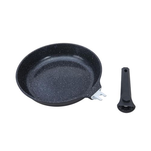 Set De 3 Poêles Noir Amovible 20/24/28cm - "alizée"