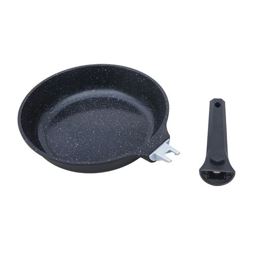 Poêle Noir Amovible 28cm - "alizée"