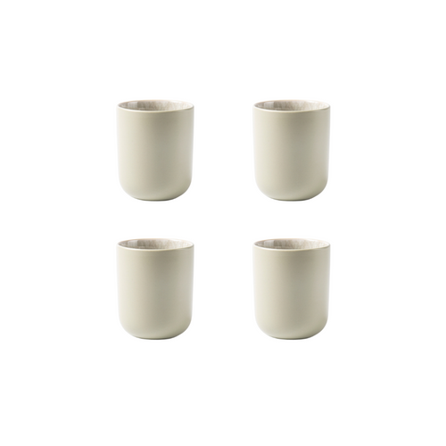 Lot De 4 Tasses Vert - "iris"