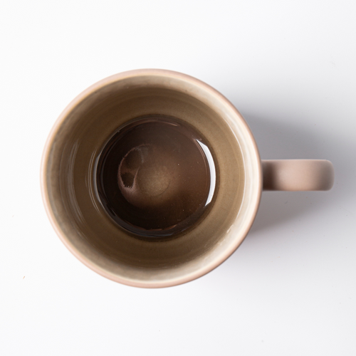 Lot De 2 Mugs Taupe - "iris"