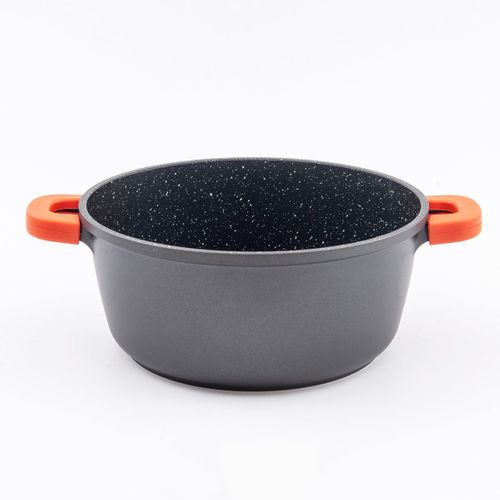 Faitout Noir 24cm Revêtement Céramique - "robucook"