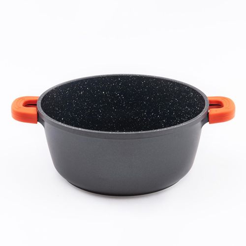 Faitout Noir 28cm Revêtement Céramique - "robucook"