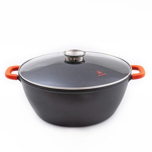 Faitout Noir 44cm Revêtement Céramique - "robucook"