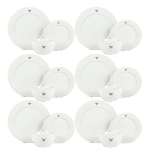 Service 18 Pièces Tricolore - "gallus"