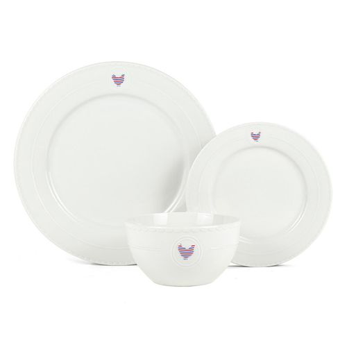 Service 18 Pièces Tricolore - "gallus"