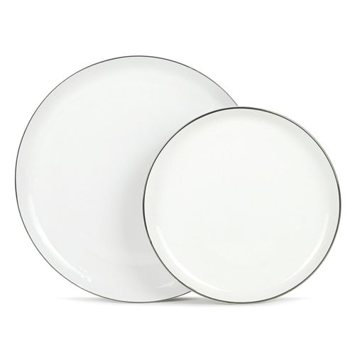 Service 12 Pièces Blanc - "sélène"