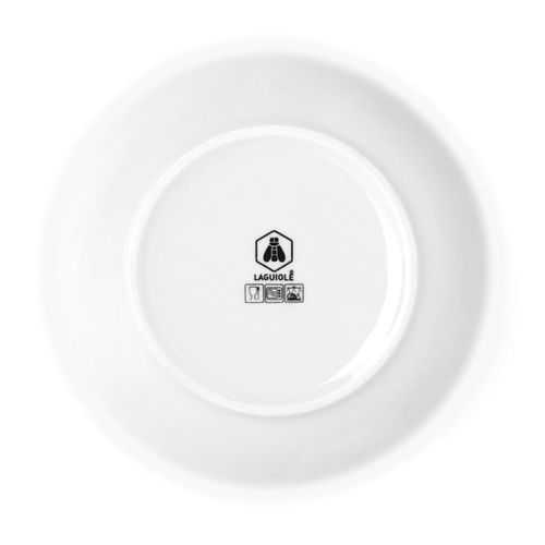 Lot De 6 Assiettes Plates Blanc - "sélène"