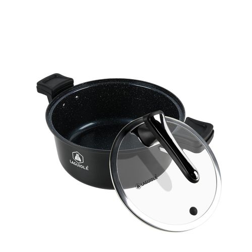 Cuiseur Noir 28cm - "temps De Cuisson Rapide"