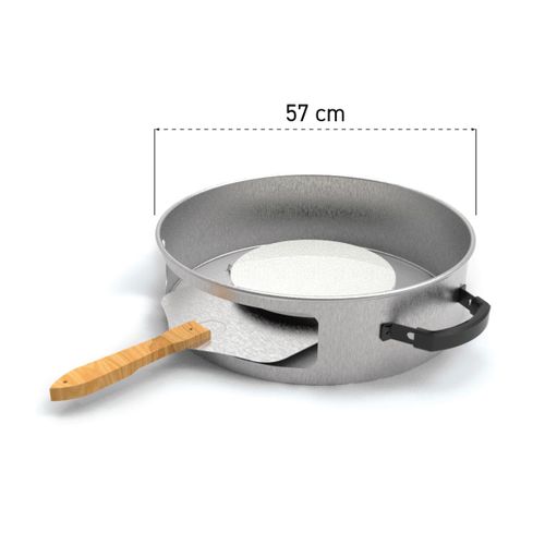 Four à Pizza Pour Barbecue Au Charbon Ø57 Cm – 3 Pièces