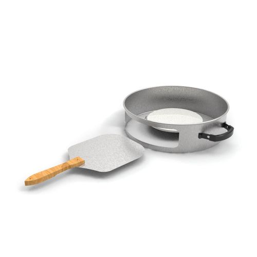 Four à Pizza Pour Barbecue Au Charbon Ø57 Cm – 3 Pièces