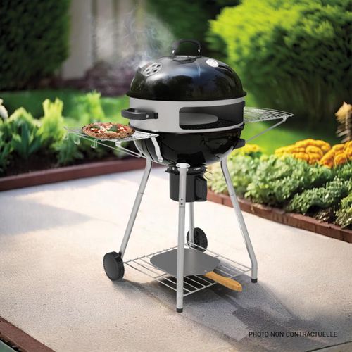 Four à Pizza Pour Barbecue Au Charbon Ø57 Cm – 3 Pièces