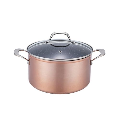 Set De 4 Pièces Cuivré 28cm Greblon Céramique - "héritage"