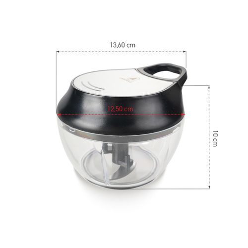 Hachoir Manuel à Ficelle + Couvercle Hermétique 500ml