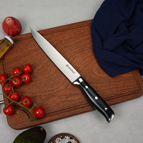 Couteau à Trancher Noir 33cm - "essentials"