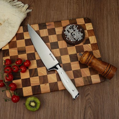 Couteau De Chef Blanc 34cm - "elégance"