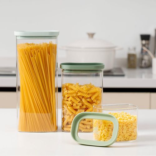 Lot De 3 Bocaux En Verre 600/1300/2000ml