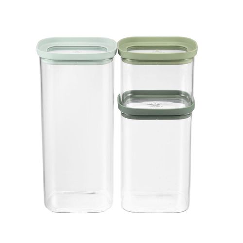 Lot De 3 Bocaux En Verre 600/1300/2000ml