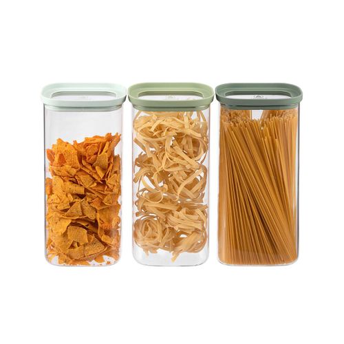 Lot De 3 Bocaux En Verre 2000ml