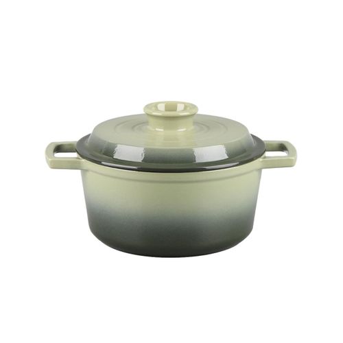 Cocotte En Fonte Ronde 20cm - "masseiron Olivine"
