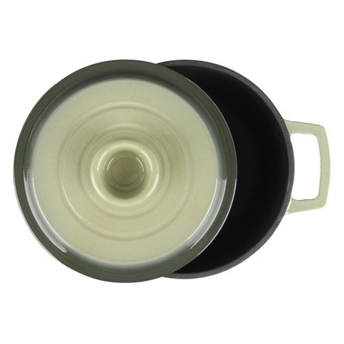 Cocotte En Fonte Ronde 20cm - "masseiron Olivine"