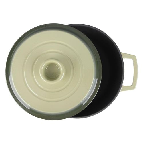 Cocotte En Fonte Ronde 25cm - "masseiron Olivine"