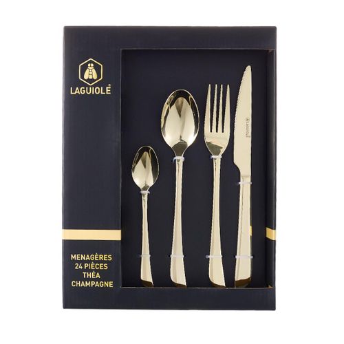 Ménagère 24 Pièces - "théa Champagne"