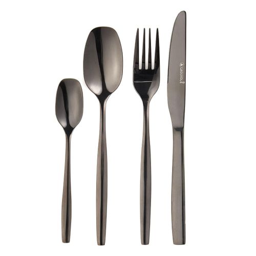 Ménagère 24 Pièces - "elora Noir"