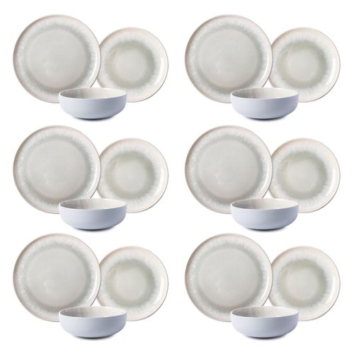 Service 18 Pièces Bleu - "iris"