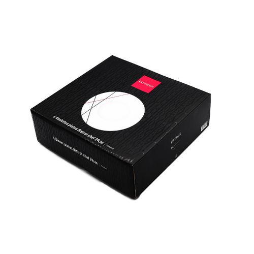 6 Assiettes Plates 29cm Bistrot Chef