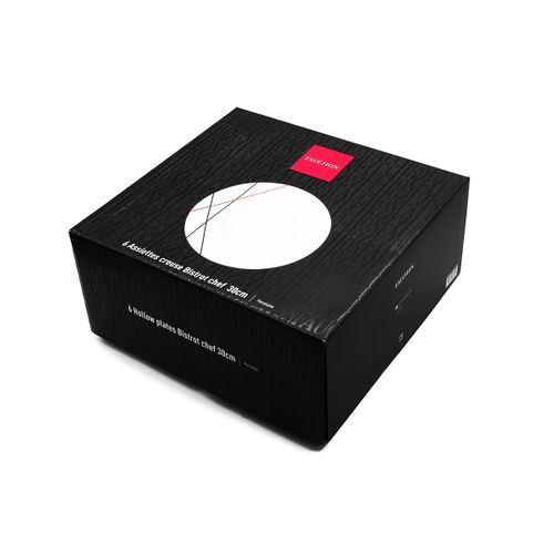 6 Assiettes Creuses 30cm Bistrot Chef