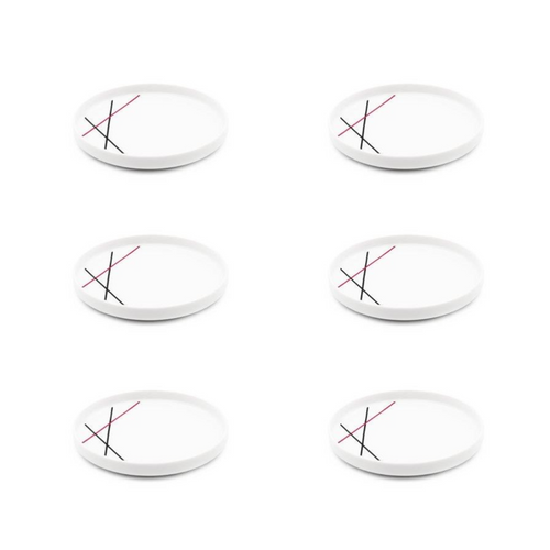 6 Assiettes à Dessert 20cm Bistrot