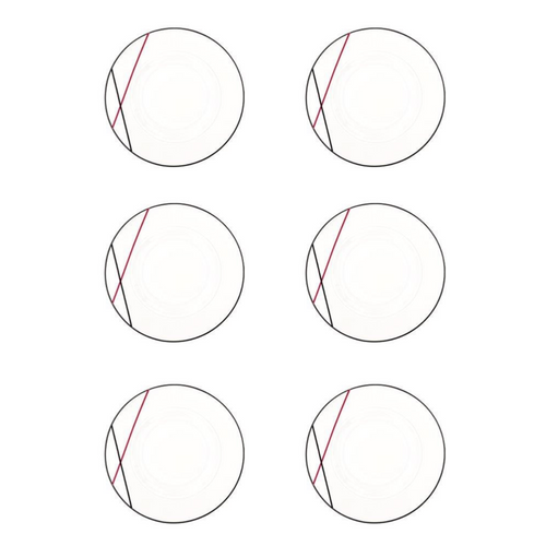 6 Assiettes à Dessert 22cm Bistrot Chef