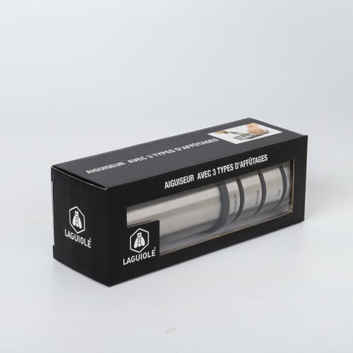 Aiguiseur 3 Systèmes D'affûtage En Acier Inoxydable Noir