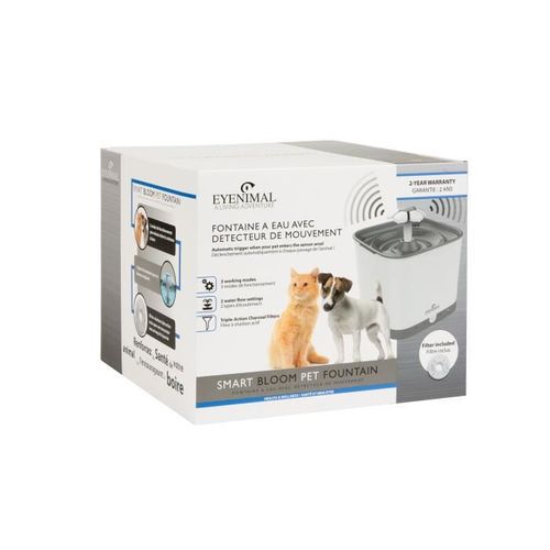 Fontaine A Eau Smart - Commande A Distance - Gris - Pour Chien