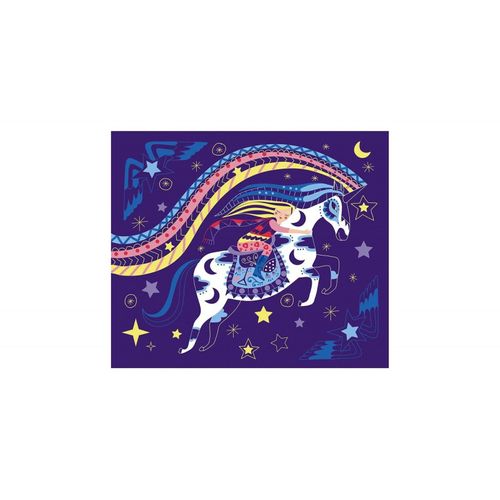 Kit Créatif Scratch Art Chevaux Et Licornes