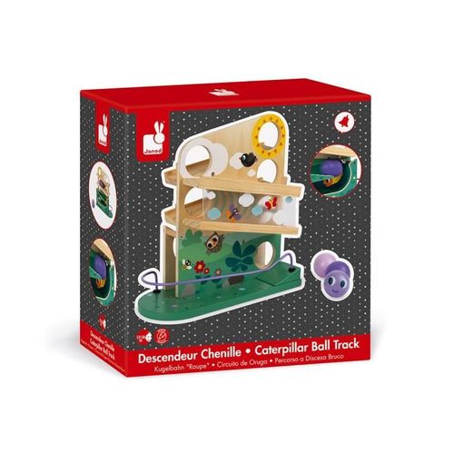 Descendeur Chenille En Bois Jouet D Éveil Pour Bébé Idéal Pour Développer L Observation Et La Dexté