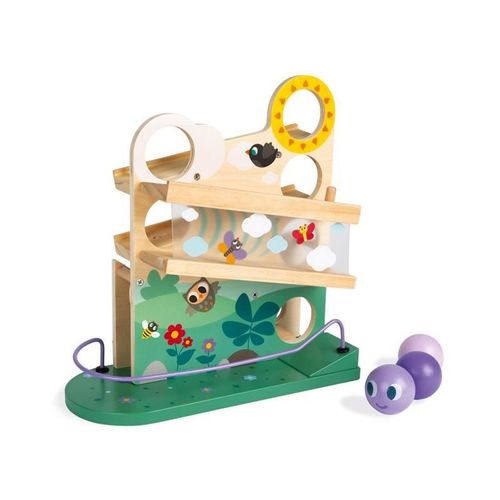 Descendeur Chenille En Bois Jouet D Éveil Pour Bébé Idéal Pour Développer L Observation Et La Dexté