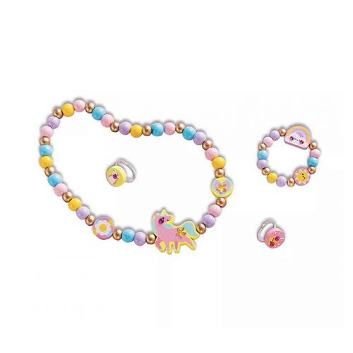 4 Bijoux En Bois à Creer Rainbow Land