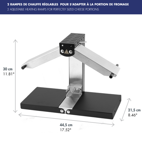 Appareil À Raclette Réglable Fromage Traditionnelle 850w - Brez01ba