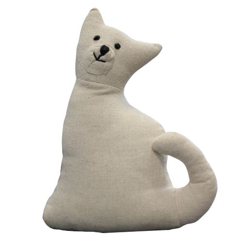Chaton Tissu Décoratif 23 Cm