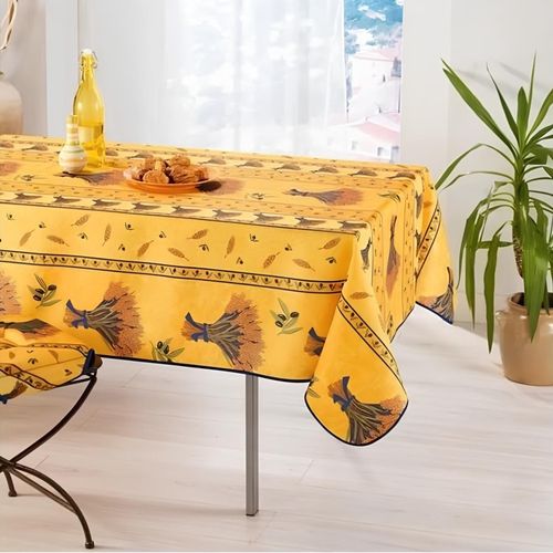 Nappes Polyester Bouquet De Blé Promo Linge