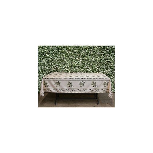 Nappes Polyester Olivou Vert Promo Linge