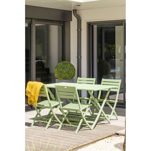 Chaise De Jardin Marius En Aluminium Vert Lagune - Marius