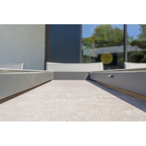 Table De Jardin 12 Places Extensible En Aluminium Et Céramique