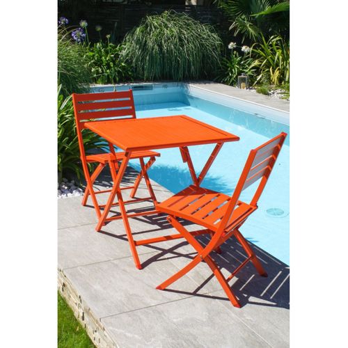 Chaise De Jardin Marius En Aluminium Orange - Marius