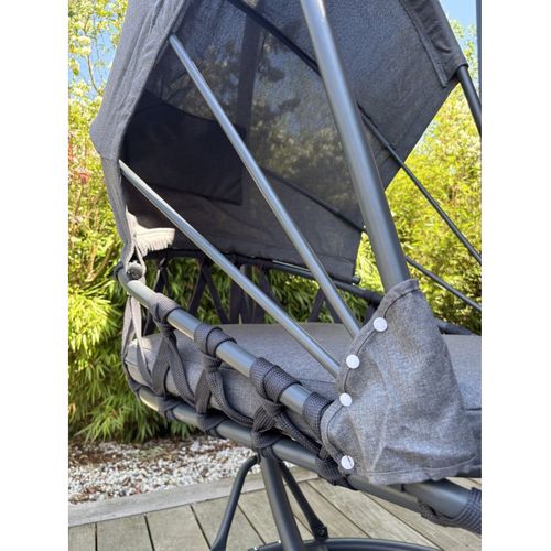 Balancelle De Jardin Lacanau Acier Et Tissu - Lacanau