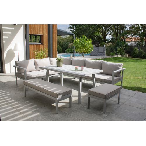 Ensemble Repas Antalya En Aluminium Gris - Antalya