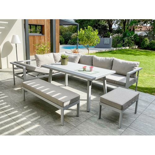Ensemble Repas Antalya En Aluminium Gris - Antalya