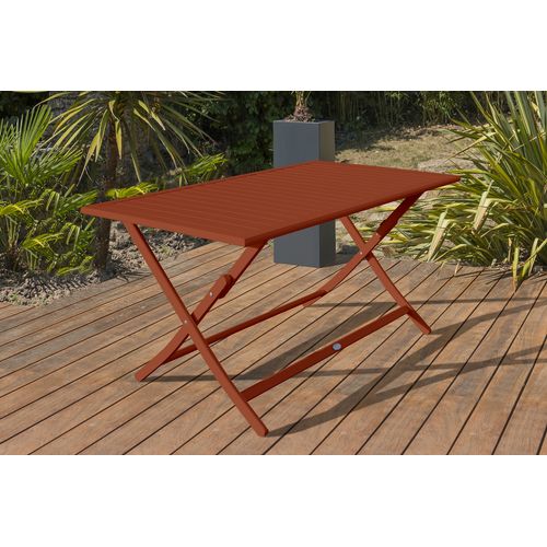 Table De Jardin Marius 140 Cm Pliante En Aluminium - Marius