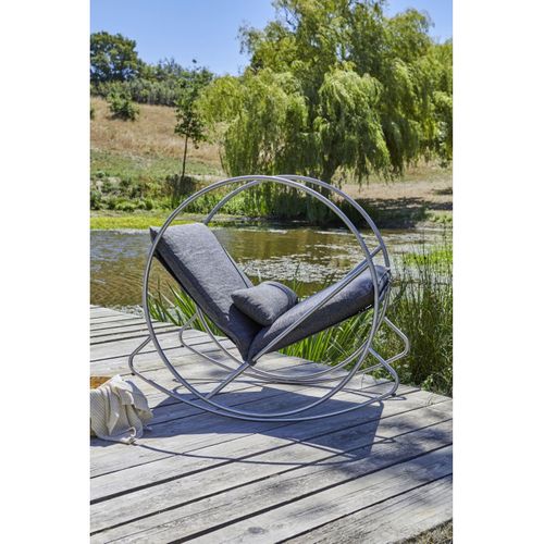 Rocking Chair De Jardin Caprera Aluminium Textilène - Caprera